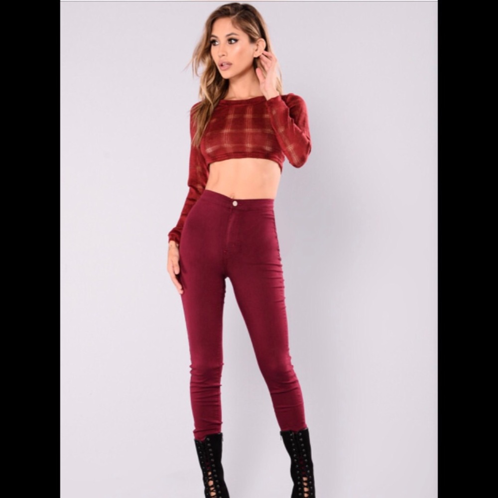 Paola Knit - Burgundy